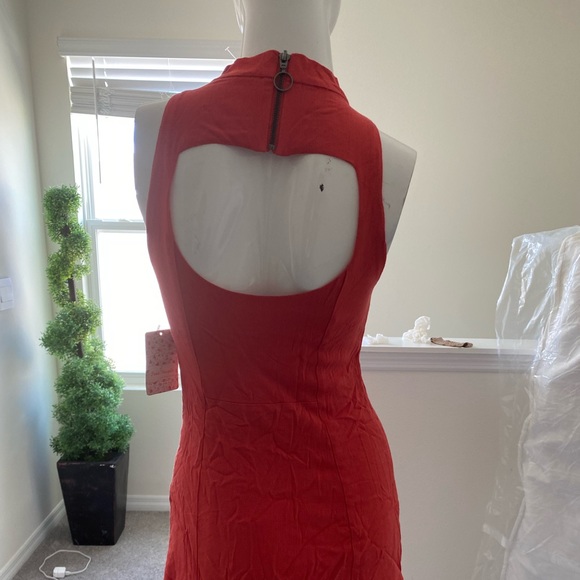 FREE PEOPLE RED MINI DRESS SIZE XS MSRP $98.00 NWT - Picture 5 of 9
